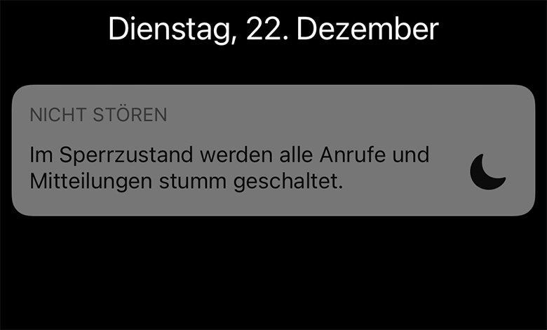 IPhone automatisch stumm schalten – „Nicht stören“ aktivieren stumm