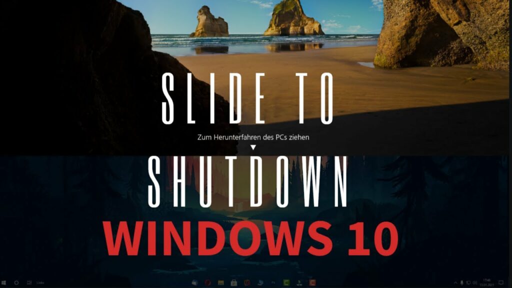 Slide to Shutdown aktivieren