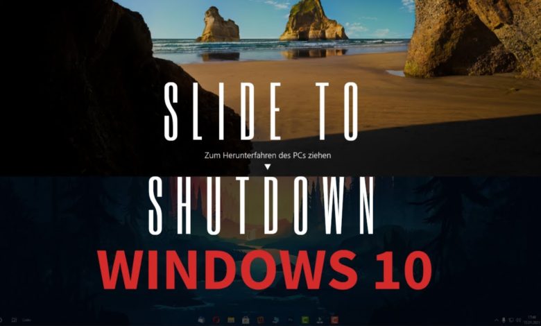 Slide to Shutdown aktivieren