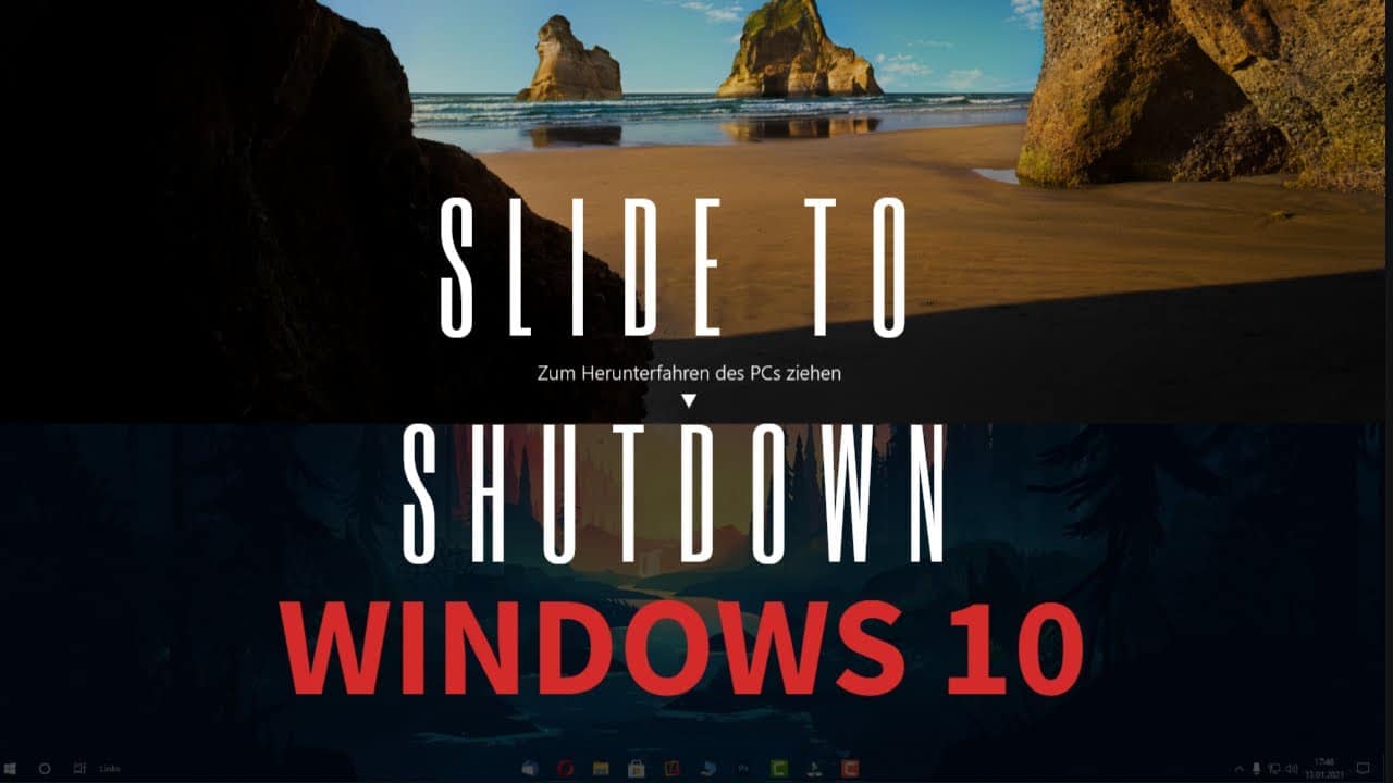 Slide to Shutdown aktivieren Slide to Shutdown aktivieren
