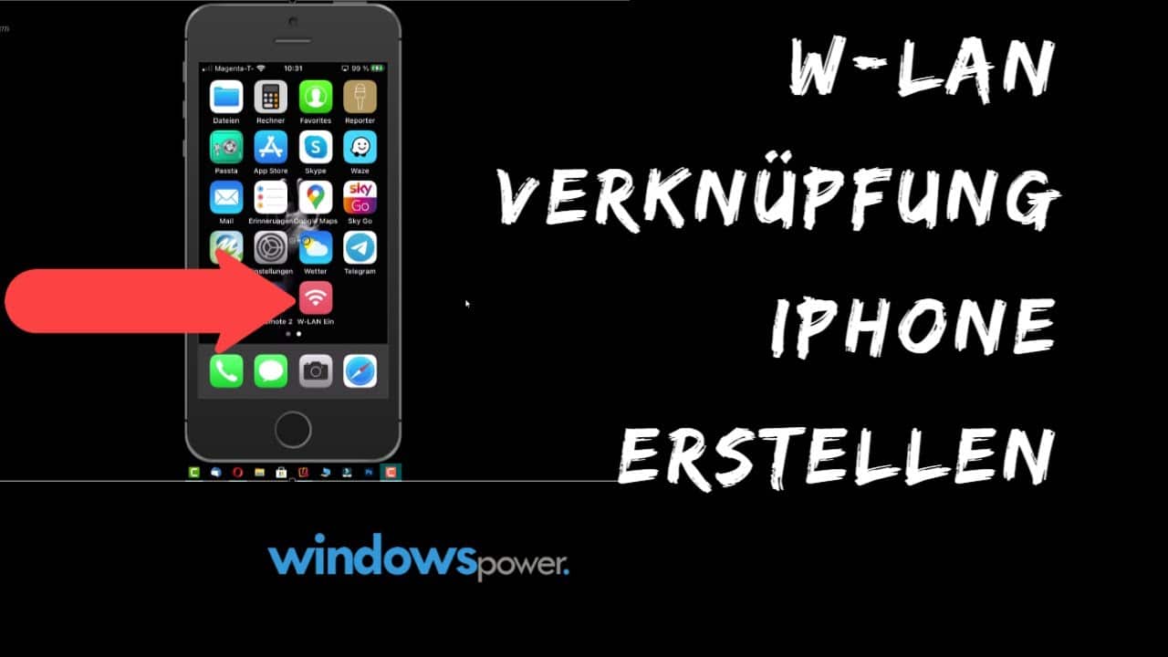 W-Lan Verknüpfung iPhone erstellen W Lan Verknuepfung iPhone erstellen