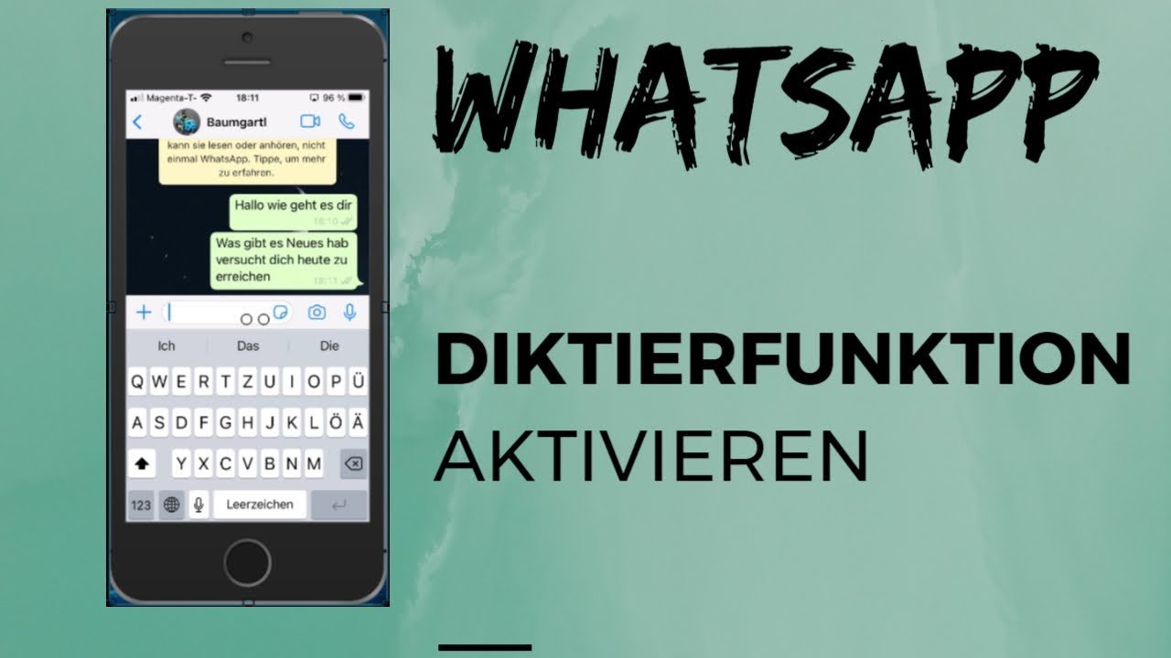WhatsApp Diktierfunktion aktivieren WhatsApp Diktierfunktion aktivieren