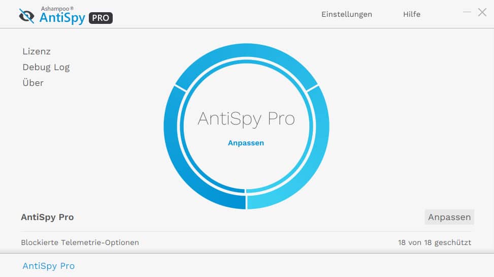 Ashampoo AntiSpy Pro - Datensammeln verhindern - Wir verlosen 3 Lizenzen ashampoo antispy pro anpassen