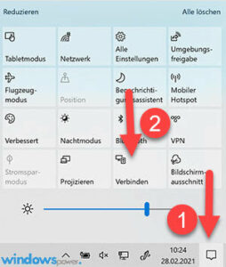 Windows 10 Bildschirm auf Amazon FireTV übertragen