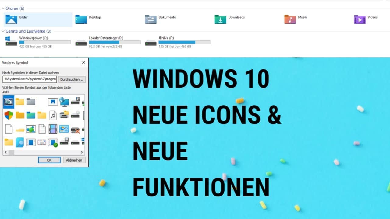 Die neuen Icons von Windows 10 Die neuen Icons von Windows 10