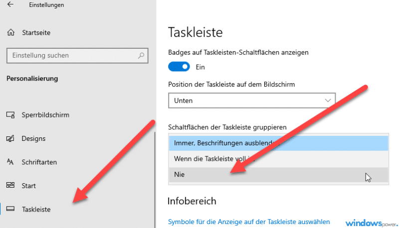 Namen Der Programme Auf Der Taskleiste Anzeigen