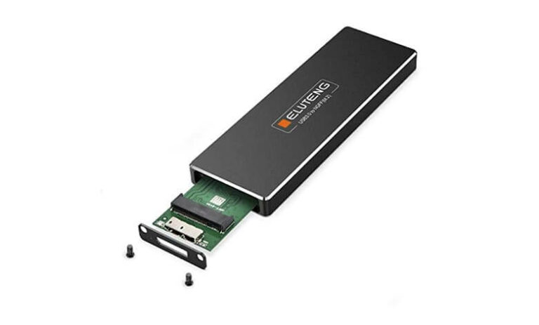 M.2 externe SSD-Festplattengehäuse ELUTENG im Test eluteng m.2