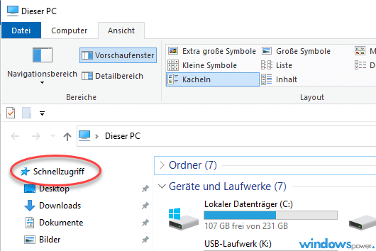 schnellzugriff reparieren schnellzugriff reparieren