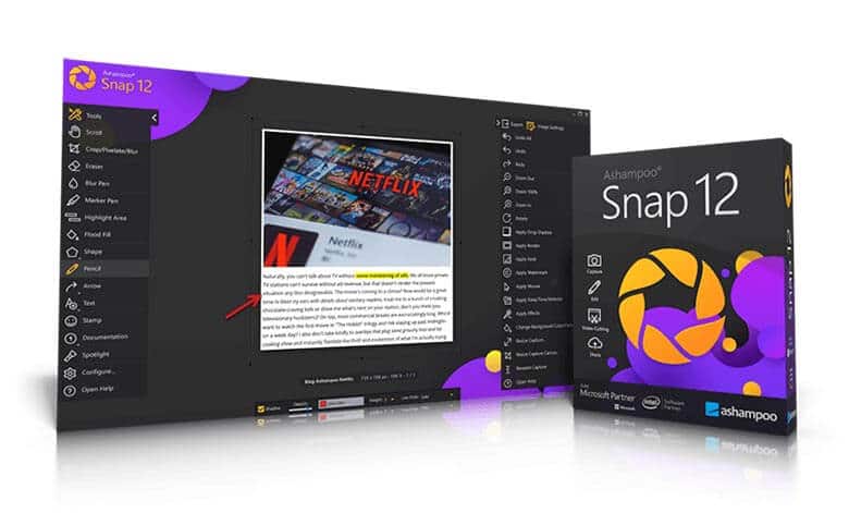 Ashampoo Snap 12 - Windows Screenshots und Videoaufnahmen erstellen - Wir verlosen 5 Lizenzen snap 12