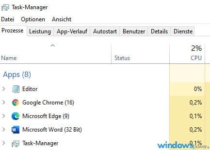 task manager starten windows 10 Task-Manager starten in Windows 10