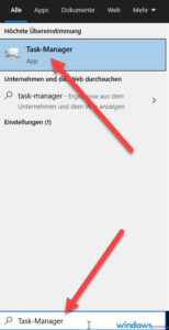 Task-Manager starten in Windows 10 – 7 Möglichkeiten