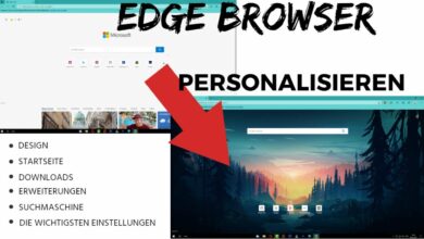 Edge Browser Personalisieren Startseite Downloads Erweiterungen