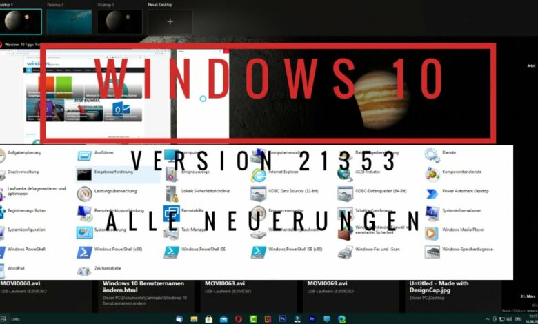 Windows 10 Version 21354 ALLE NEUERUNGEN
