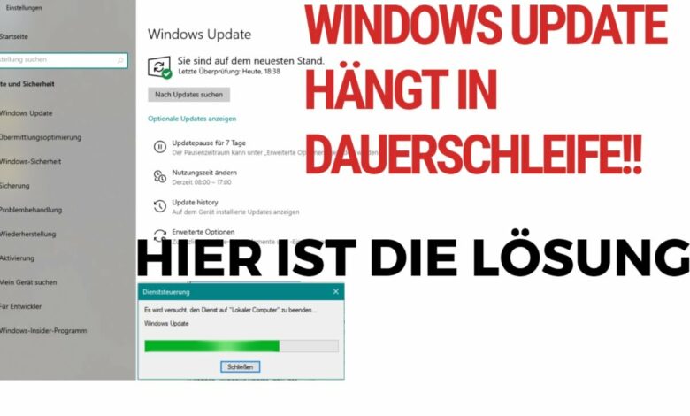 Windows Update haengt in Dauerschleife Hier ist die Loesung Windows Update haengt in Dauerschleife Hier ist die Loesung