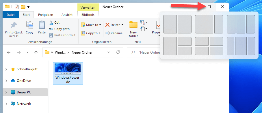 Windows 11 Die neuere Multitasking Fenster