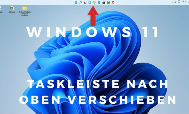 Windows 11 Taskleiste Nach Oben Verschieben