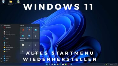 Windows 11 altes Startmenue wiederherstellen