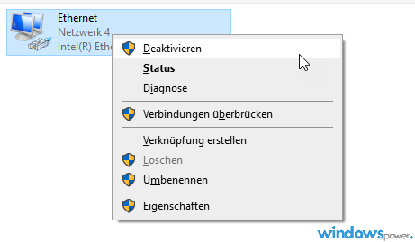 internet abschalten
