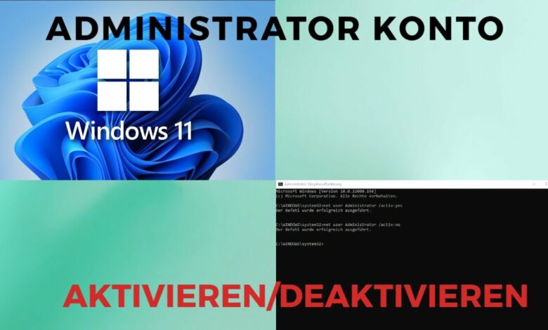 Windows 11 Administrator Konto aktivierendeaktivieren Windows 11 Administrator Konto aktivierendeaktivieren