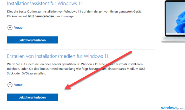 Bootfähigen USB-Stick erstellen Windows 11