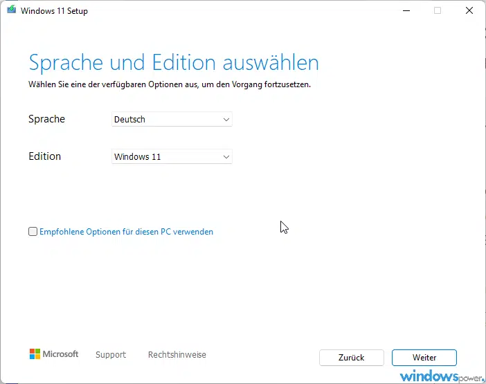 Windows 11 Clean Install: Eine Anleitung zu Installation 4 sprache und edition auswaehlen
