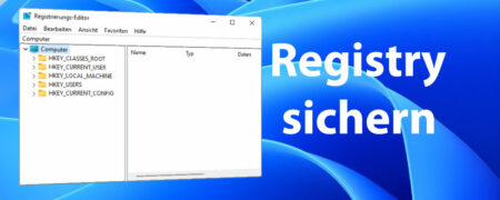 windows registry sichern windows 11