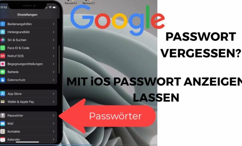 Google Passwort vergessen Mit iOS Google Passwort anzeigen lassen Google Passwort vergessen Mit iOS Google Passwort anzeigen lassen