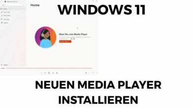 Windows 11 neuen Media Player installieren