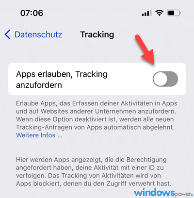 datenschutz tracking