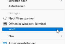 programm zum kontextmenü anlegen windows 11