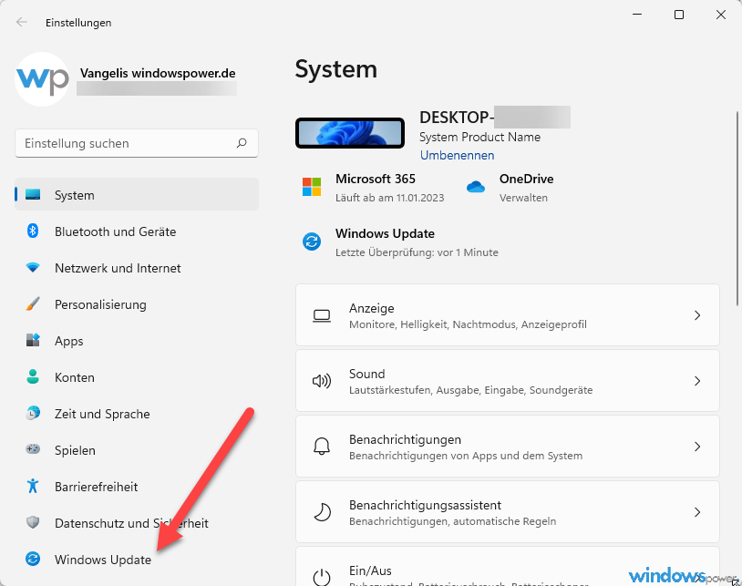 windows update windows update