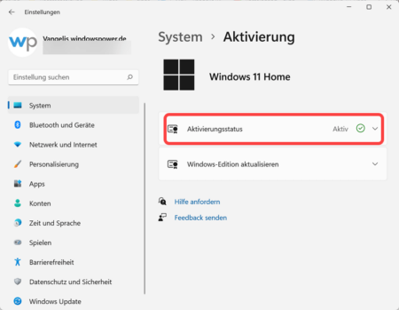 windows 11 installieren und mit windows 10 key aktivieren