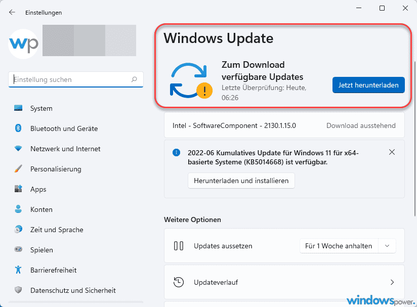 windows 11 updates installieren