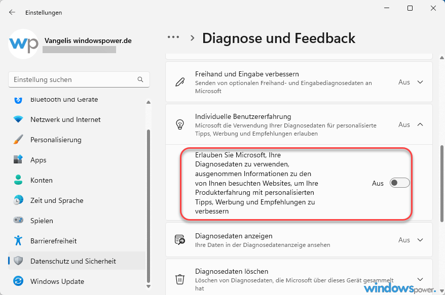Diagnose Feedback Diagnose Feedback