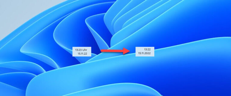 Datum und Uhrzeit Format ändern bei Windows 11 datum