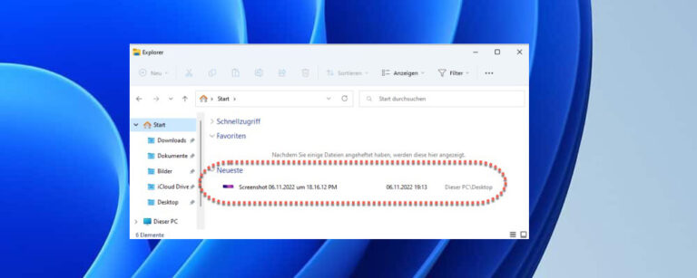 Zuletzt verwendete Dateien, Ordner deaktivieren bei Windows 11 windows 11 dateien windows explorer