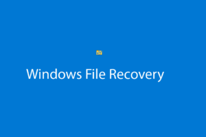 microsoft windows file recovery