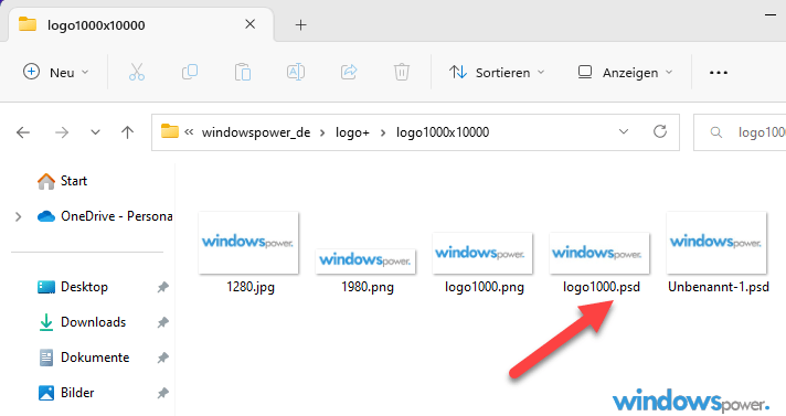 Photoshop PSD Datei Vorschau anzeigen Windows