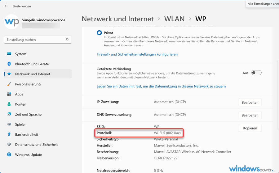 Wi Fi 5 oder Wi Fi 6 WLAN Netzwerk