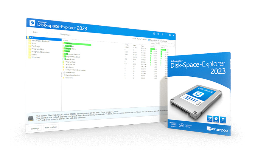 Disk Space Explorer 2023 Mehr Übersicht und Effizienz für deine Festplatte