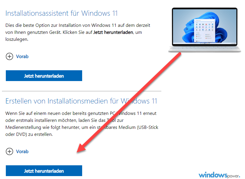 Media Creation Tool für Windows 11 Download 1 Media Creation Tool fuer Windows 11 Download