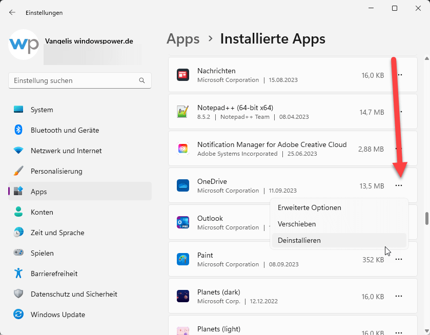 OneDrive deaktivieren oder deinstallieren in Windows 11 - so geht’s! 1 OneDrive in Windows 11 deaktivieren und deinstallieren