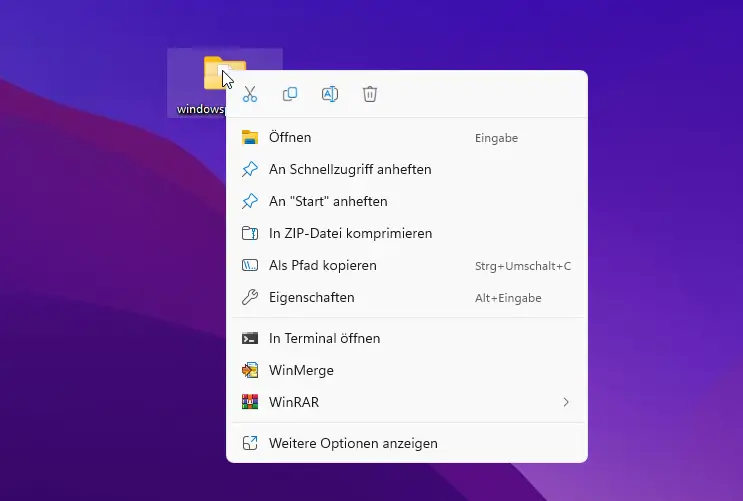 Altes Kontextmenü in Windows 11 nutzen - So geht’s 1 Altes Kontextmenue windows 11