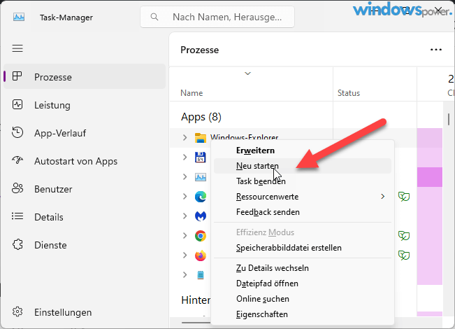 Windows Explorer haengt sich auf Explorer stuerzt ab Windows Explorer haengt sich auf Explorer stuerzt ab