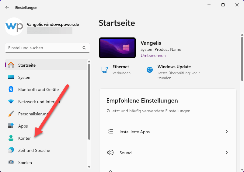 wechseln von microsoft konto zu lokalem konto in windows 11 Wechseln von Microsoft Konto zu lokalem Konto in Windows 11