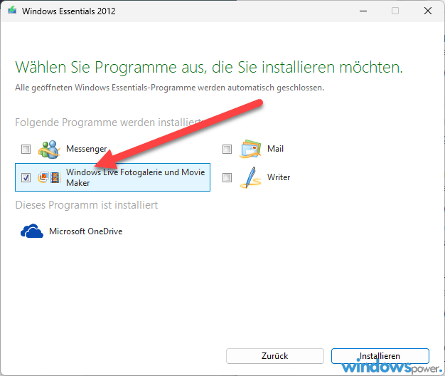 Windows Live Fotogalerie und Movie Maker