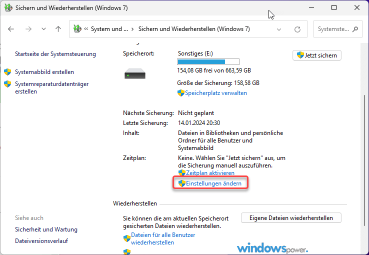 Nur Datei und Ordner Sichern Nur Datei und Ordner Sichern