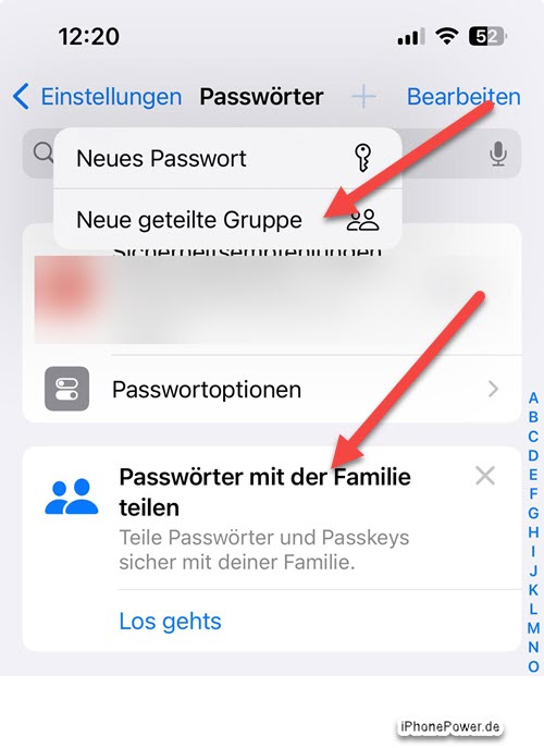 passwoerter teilen iphone ios 17 per apple icloud schluesselbund Passwoerter Teilen iPhone iOS 17 per Apple iCloud Schluesselbund