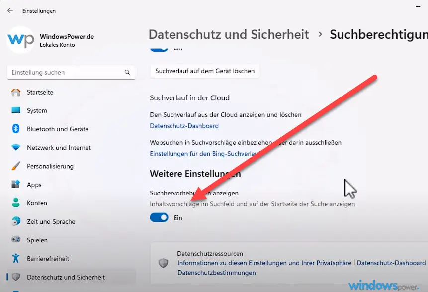 Bild in dem Suchfeld entfernen Windows 11 Suchhighlights loeschen Bild in dem Suchfeld entfernen Windows 11 Suchhighlights loeschen