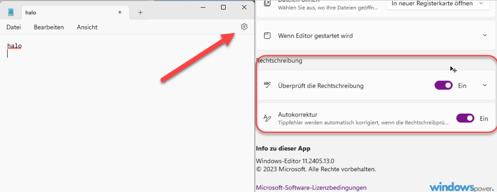 Notepad einstellungen Notepad einstellungen